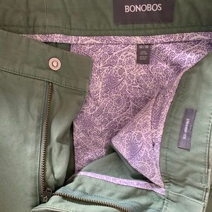 Green Bonobos Chino Pants Size 30/30
